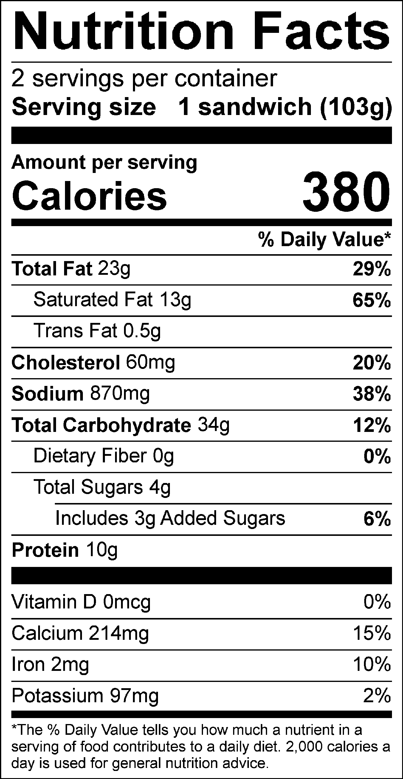 Grilled Cheesy Garlic Bread nutrition facts